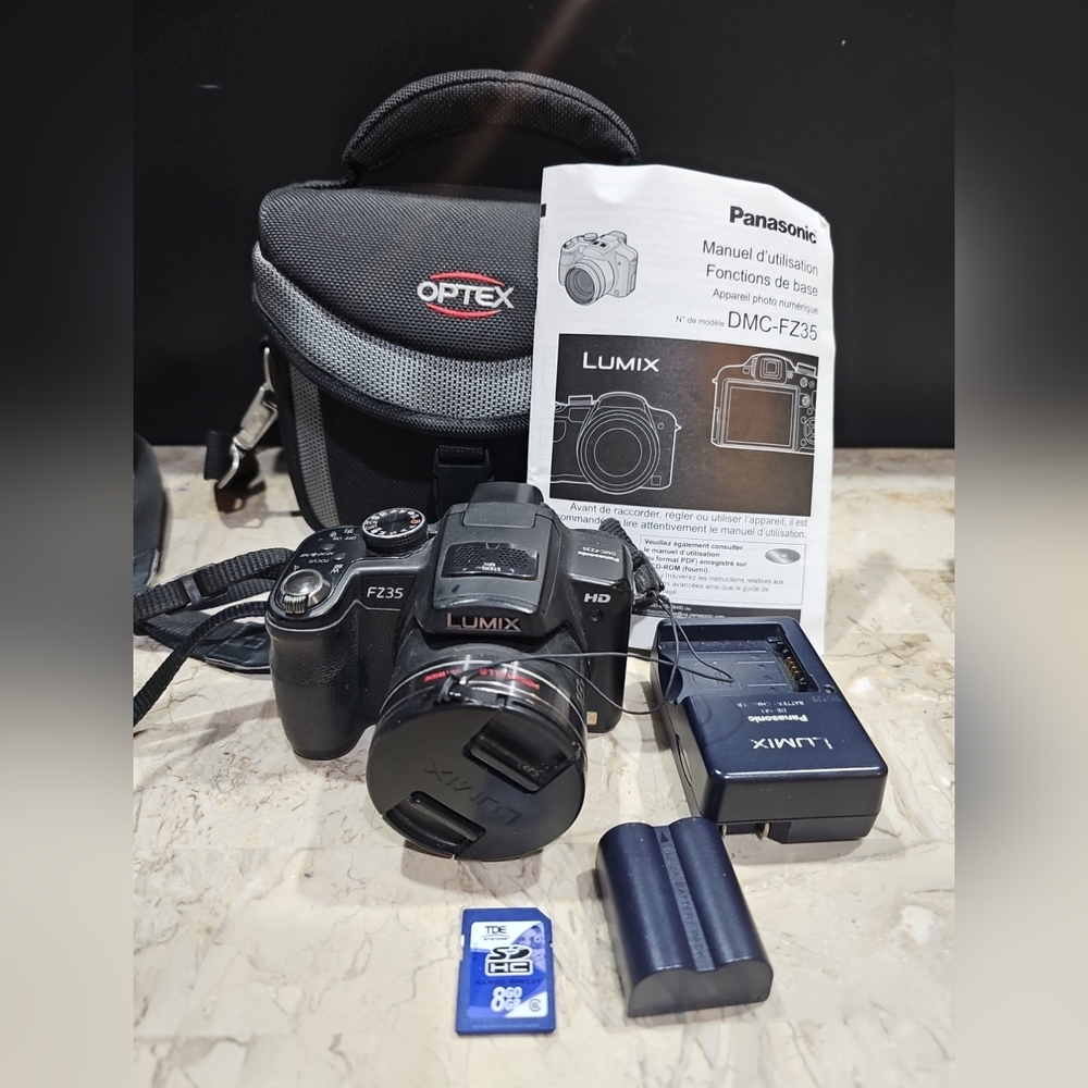 Panasonic Lumix FZ35 Black Digital Camera